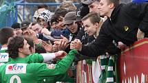 Fotbalisté FK Baumit po zásluze vedli góly Lafaty a Hlouška z druhé půle už 2:0. Nakonec se ale o tři body obávali. Kladno Szabem z penalty snížilo, ale stav se dál nezměnil.