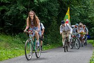 Spanilá jízda Cyklostezkou Járy Cimrmana z Návarova do Tanvaldu proběhla 10. června již potřinácté.