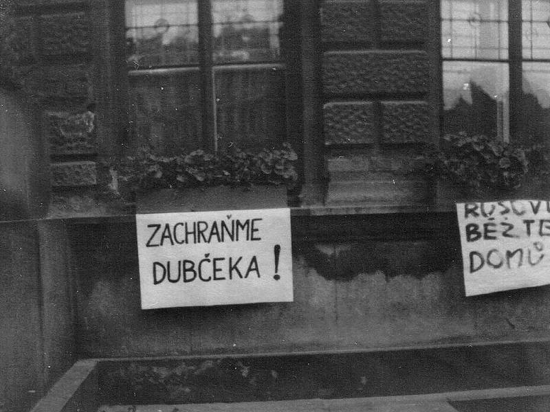 Dobové snímkyze srpna 1968 z Liberce pořízené jabloneckým fotografem.