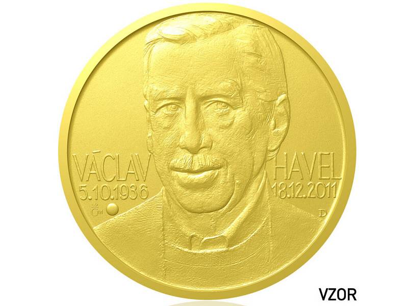 Medaile Václav Havel. 