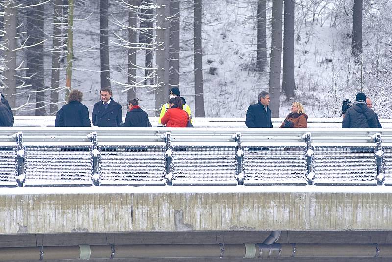 Slavnostní otevření křižovatky Rádelský mlýn.