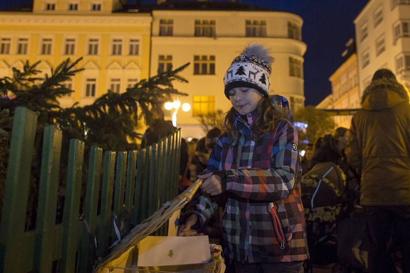 Rozsvěcení vánočního stromu v Jablonci