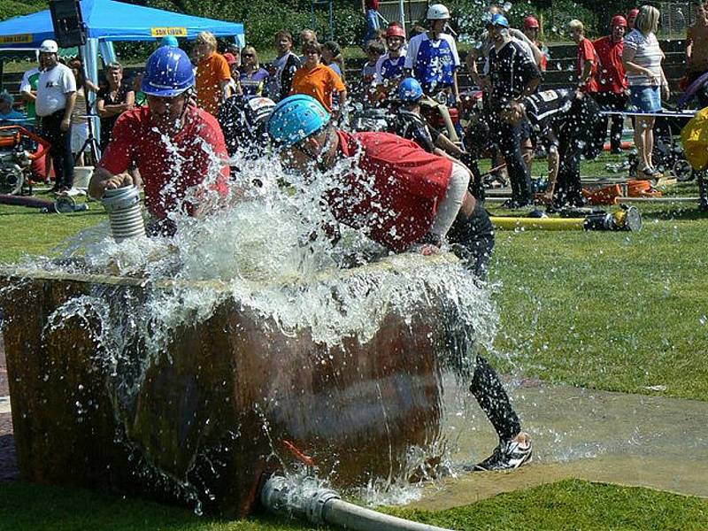 Sbor dobrovolných hasičů Vlastiboř. Podkozákovská hasičská liga Podmoklice 2009.