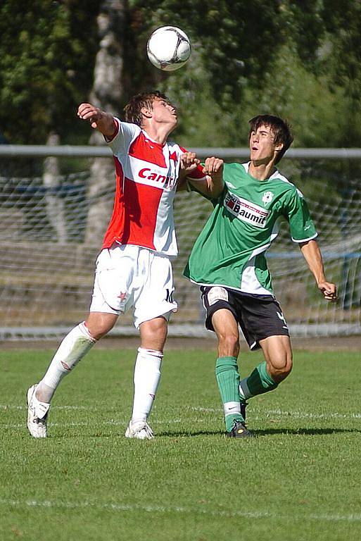 Ligoví dorostenci Baumitu nestačili na pražskou Slavii B. Prohráli 0:1.