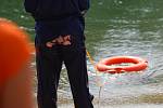 Na jablonecké přehradě Mšeno se v sobotu konal 11. ročník Modelového závodu jednotlivců ve vodní záchraně, zvaný Tvrdošíjní.