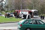 Ke kuriózní, ale ošklivé dopravní nehodě, při níž utrpěl zranění řidič Citroënu Xsara, došlo v úterý krátce po desáté hodině ranní v ulici Palackého v Jablonci na křižovatce ke Kauflandu. Osobní vůz se srazil s vozidlem hasičů, kteří byli právě na cestě