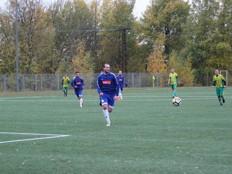 V derby I. A třídy měli více štěstí domácí hráči Jiskry Mšeno B. Jediný gól jim zajistil tři body, soupeři z Pěnčína už se nepodařilo vyrovnat.
