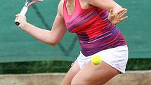 Mezinárodní tenisový turnaj žen Jablonec Cup 2012 zakončil v neděli svou kvalifikační část dvouhry. Na snímku Eva Rutarová z České republiky postoupila do hlavní soutěže.