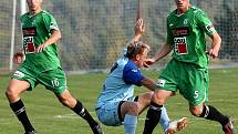 Utkání v poháru Ondrášovka Cup sehráli zápas fotbalisté SH Hlavice a FK Baumit Jablonec.