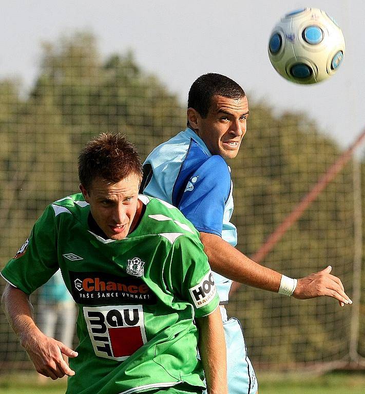 Utkání v poháru Ondrášovka Cup sehráli zápas fotbalisté SH Hlavice a FK Baumit Jablonec.