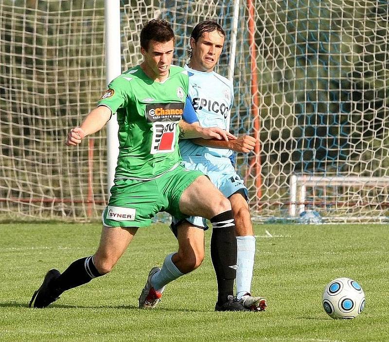 Utkání v poháru Ondrášovka Cup sehráli zápas fotbalisté SH Hlavice a FK Baumit Jablonec.