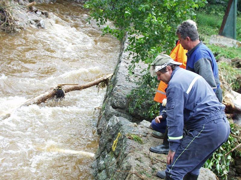 14. srpen 2002. Situace na jablonecku před pěti lety.