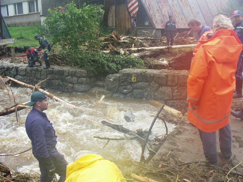 14. srpen 2002. Situace na jablonecku před pěti lety.