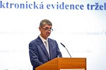 Ministr Andrej Babiš .- duchovní otec elektronické evidence tržeb