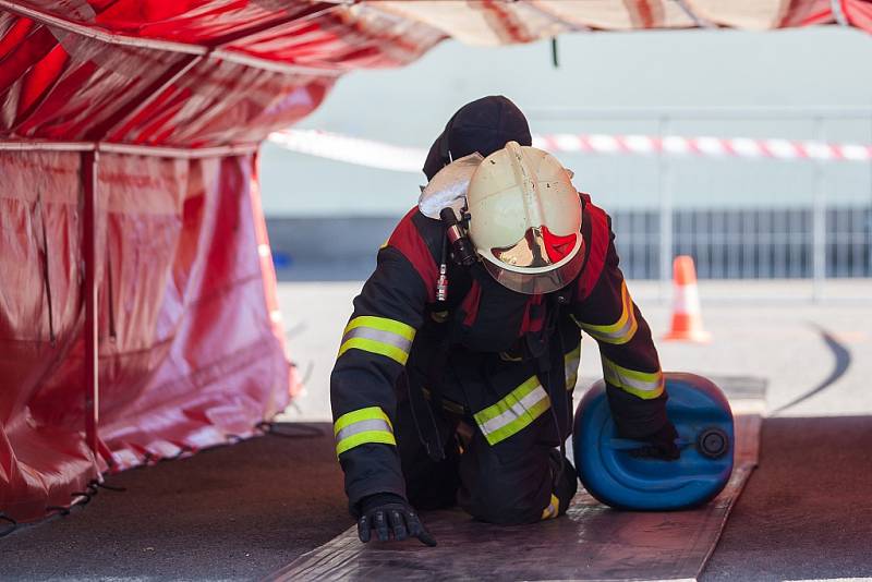 Krajská soutěž HZS Libereckého kraje v disciplínách T.F.A. na stanici v Jablonci nad Nisou