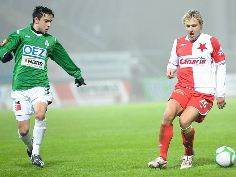 Fotbalisté FK BAUMIT Jablonec prohráli doma se Slavií 1:2.