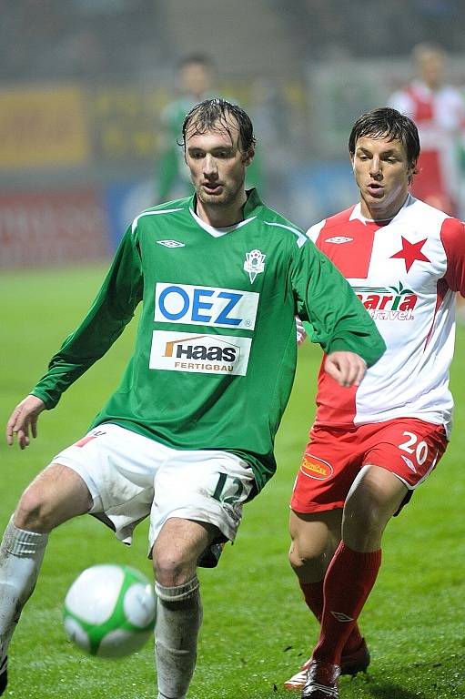 Fotbalisté FK BAUMIT Jablonec prohráli doma se Slavií 1:2.