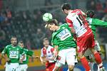 Fotbalisté FK BAUMIT Jablonec prohráli doma se Slavií 1:2.