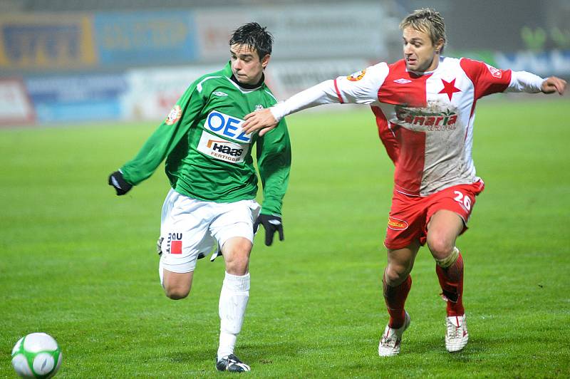 Fotbalisté FK BAUMIT Jablonec prohráli doma se Slavií 1:2.