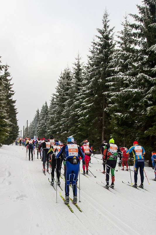 Padesátý ročník lyžařského běžeckého závodu Jizerská 50