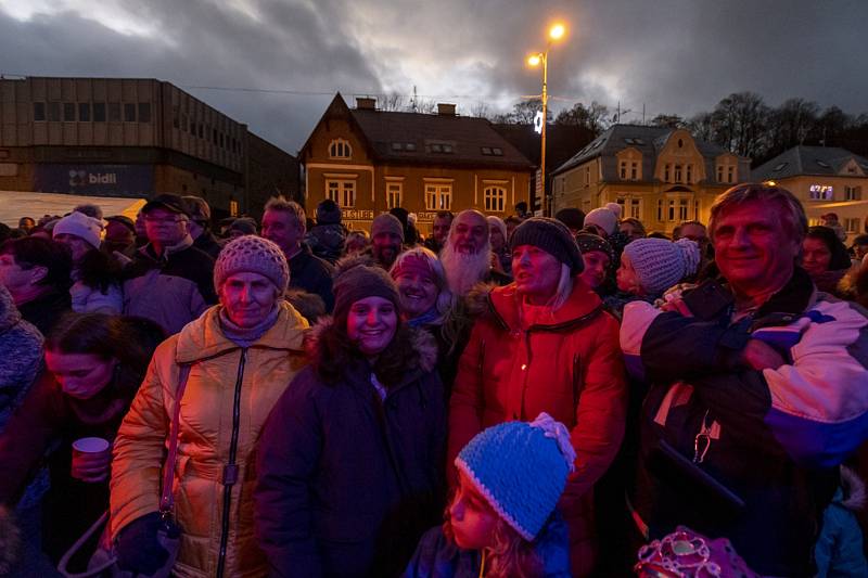 Rozsvěcení stromu v Tanvaldu