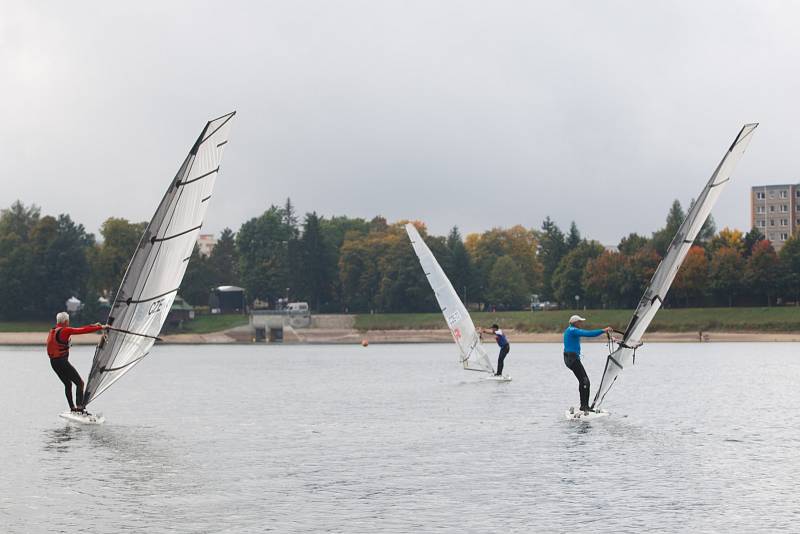 Skiregata 2019 na přehradě Mšeno