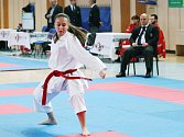 Karate se věnují také děvčata, s půvabem sobě vlastním.