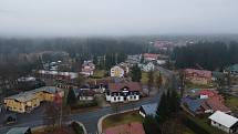 Harrachovský hotel Karolína před přestavbou. Stavaři sem nastoupí už za pár týdnů.