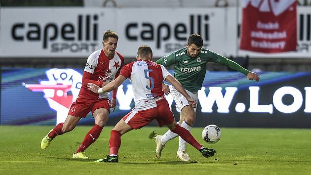 Fotbalisté Jablonce se ve 12. kole FORTUNA:LIGY utkali s vedoucí Slavií. Foto: FK Jablonec/Michal Vele