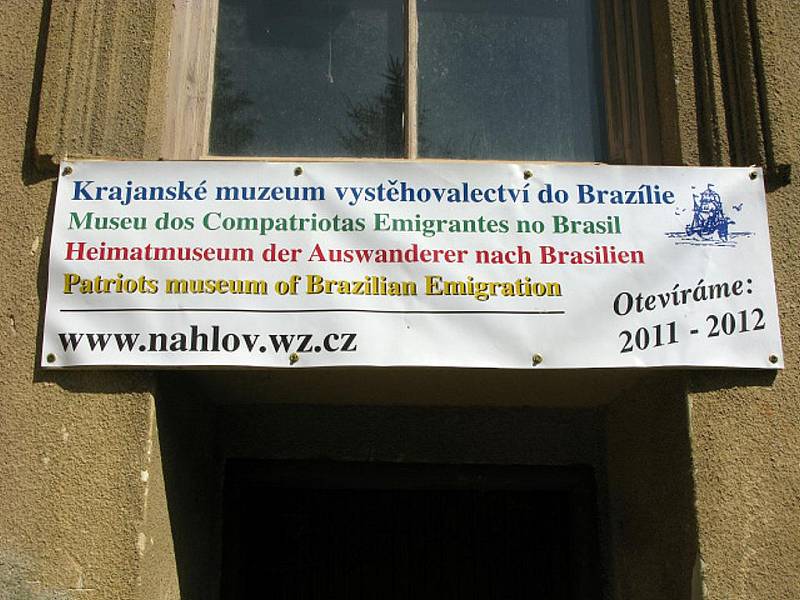 Krajanské muzeum vystěhovalectví do Brazílie má vzniknout v Náhlově u Ralska. 