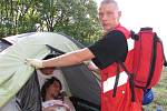 V litoměřické obci Mentaurov se od pátku 30. září do neděle 1. října kola 2. ročník Rescue Marathon. Tým jabloneckého Českého červeného kříže při zásahu na stanovišti.