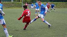 I.A třída. Desná - Jiskra Mšeno B 4:0 (2:0). Desná - modré dresy.