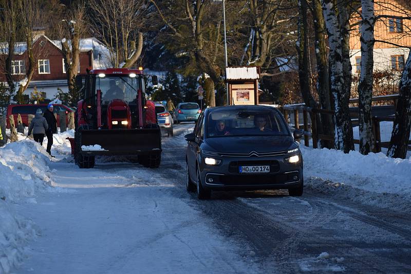 V sobotu odpoledne byl na programu Jizerské padesátky závod štafet.