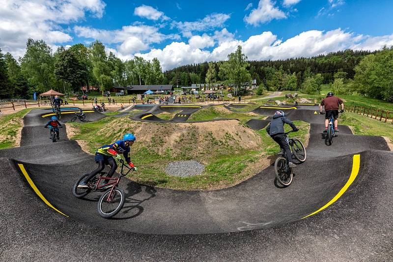 Pumptrack v Tanvaldě.