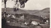 Obec Desná v Jizerských horách. Historické fotografie.