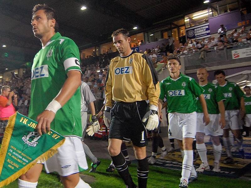 FK Jablonec 97 nastupuje k zápasu proti Austrii.