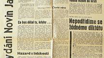 Výběr z denního tisku - srpen 1968