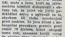 Výběr z denního tisku - srpen 1968