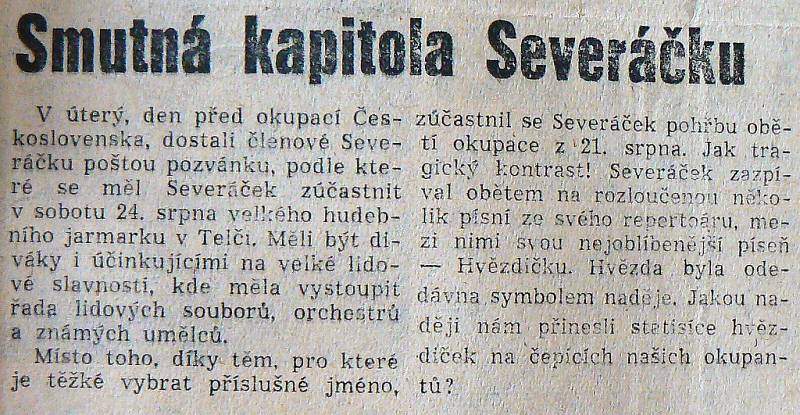 Výběr z denního tisku - srpen 1968