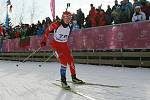 EYOWF 2011. Biatlon - dívky individuálně 10 kilometrů se jel v úterý v jabloneckých Břízkách. Dominika Zelinková (78) obsadila 32. místo.