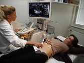 Gynekologie, ultrazvuk. Ilustrační snímek.