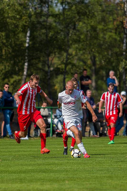 Zápas 5. kola fotbalové Divize C mezi týmy FK Jiskra Mšeno - Jablonec nad Nisou a FK Pardubice B se odehrál 8. září ve Velkých Hamrech.