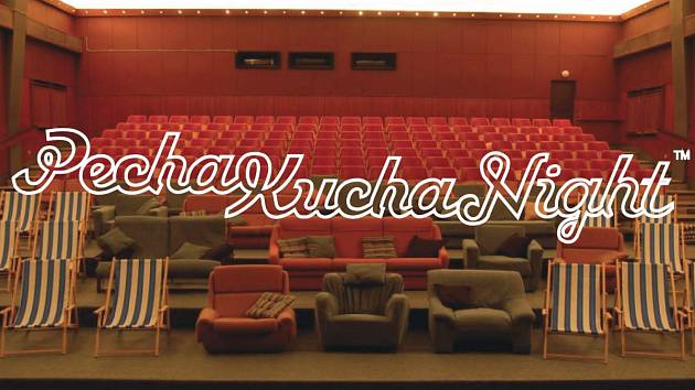 PechaKucha v Železném Brodě. V KC Kino