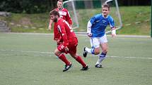 I.A třída. Desná - Jiskra Mšeno B 4:0 (2:0). Desná - modré dresy.