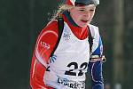 EYOWF 2011. Biatlon - dívky individuálně 10 kilometrů se jel v úterý v jabloneckých Břízkách. Kristýna Černá (22) doběhla z českých závodnic nejlépe a skončila na 8. místě. 
