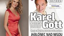 Karel Gott se chystá do Jablonce, 21. října koncertuje v Městské sportovní hale.