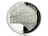 Platinová uncová mince UNESCO - Zámek a zámecký areál Litomyšl.