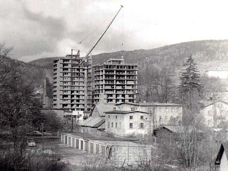 Obec Desná v Jizerských horách. Historické fotografie.