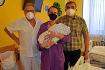 První krajské miminko roku 2022 přivítali v porodnici jablonecké nemocnice. Jmenuje se Maya Bartáková a váží 2 675 gramů.