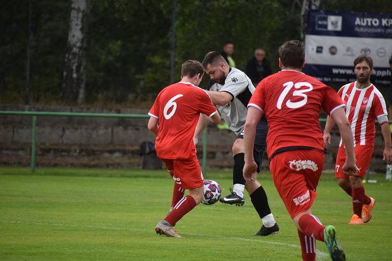 Zápas I.B třídy skončil remízou 2:2.